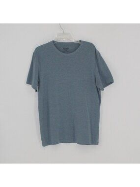 3 Express Flex Crew Neck T-Shirt Blue Heather Men Size XL Soft Comfort Fit